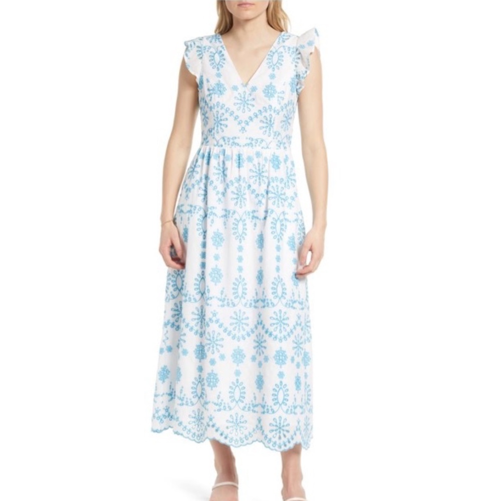 NWT!! Lilly Pulitzer - Lillyanne Eyelet Midi Dress